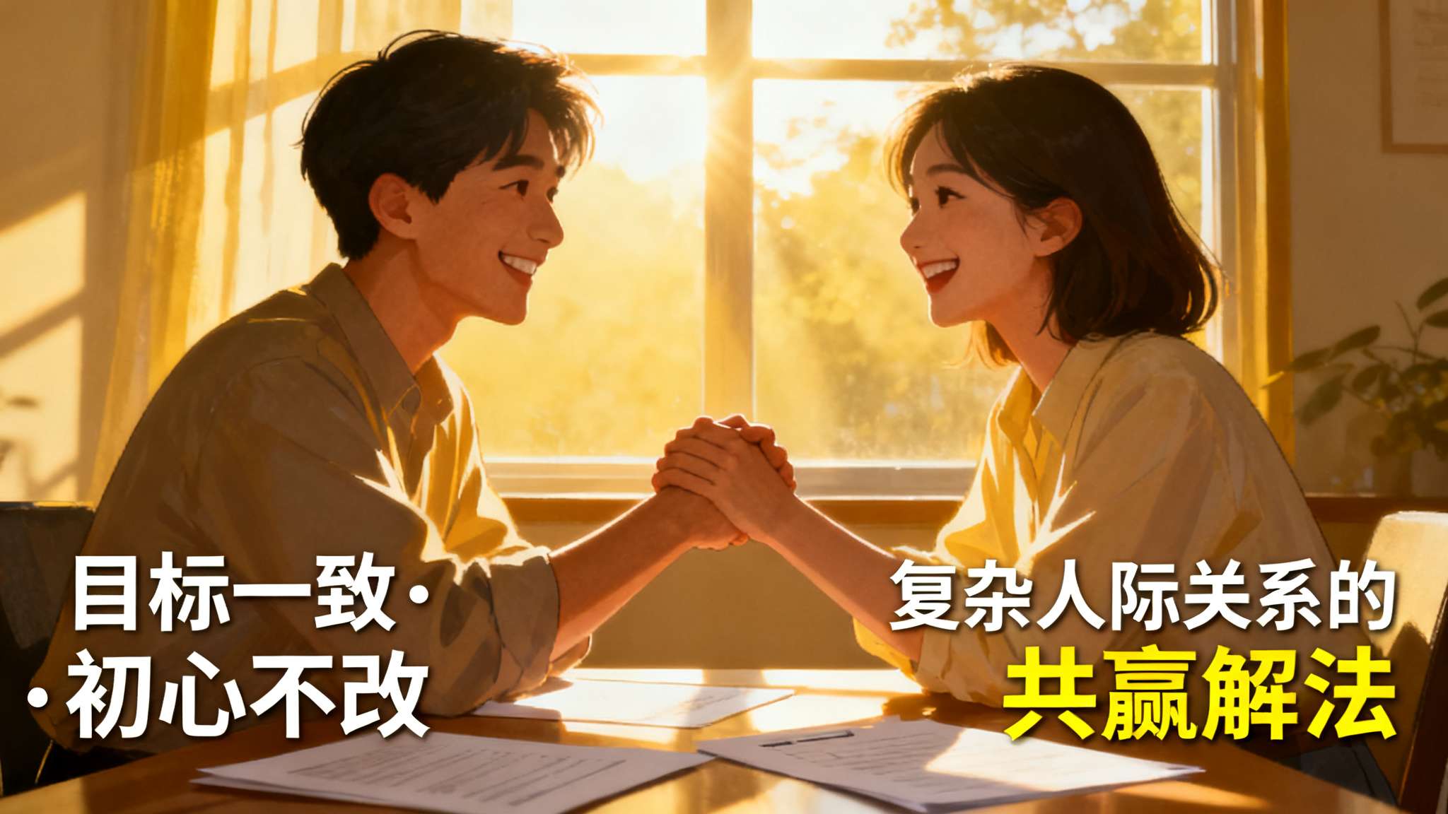 令人感动的是，两人的例子表明，只要目标一致、一颗赤诚初心未改，再复杂的人际关系都