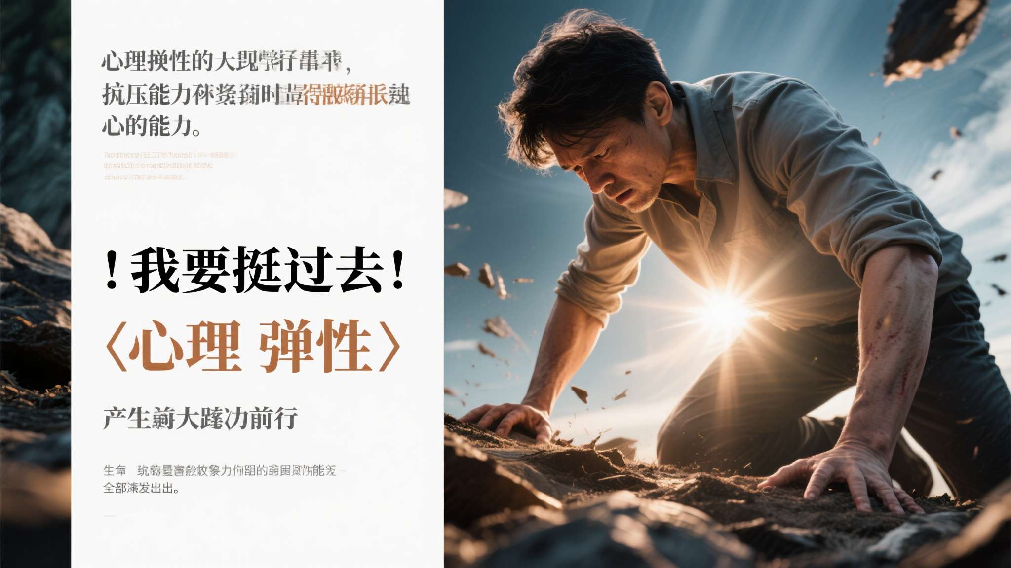 不仅如此，在遭遇挫折和巨大变故时，人们所具有的抗压能力同样依赖于内心深处那些顽固